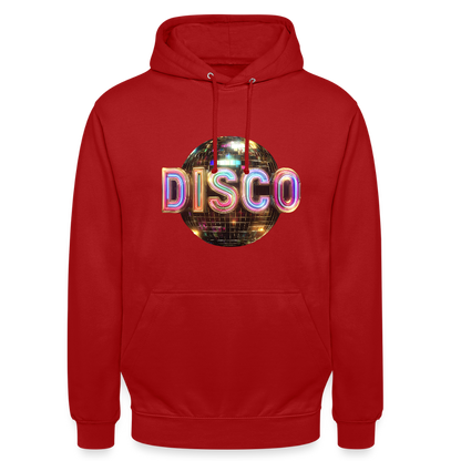 Disco Dreamscape, Luvtröja unisex - röd