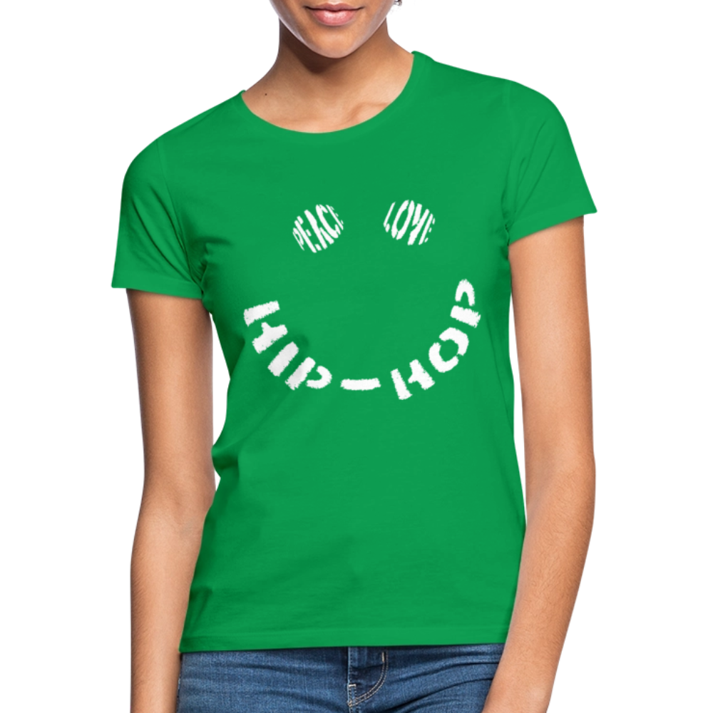 Peace, Love & Hip-Hop, T-shirt dam - kellygrön