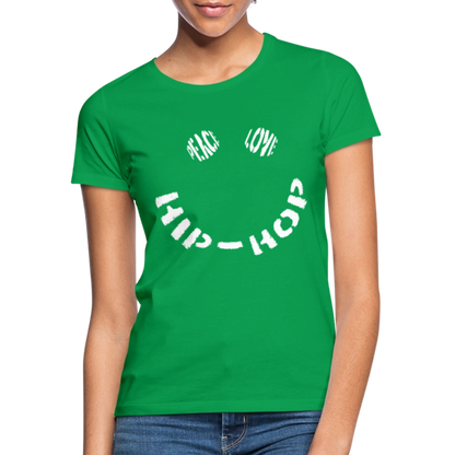 Peace, Love & Hip-Hop, T-shirt dam - kellygrön