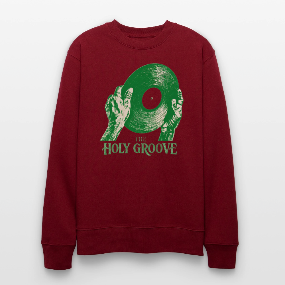 The Holy Groove, Ekologisk sweatshirt CHANGER unisex från Stanley/Stella - vinröd