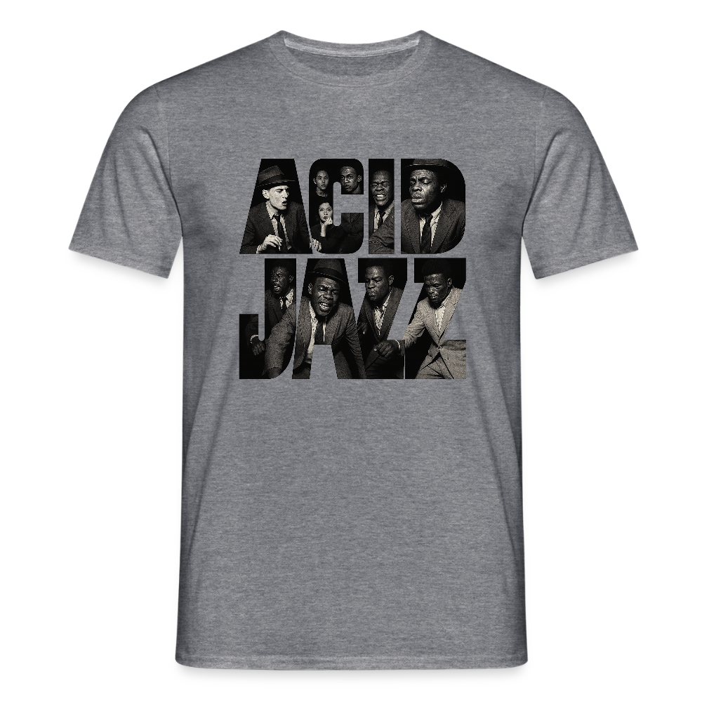 80s Club Jazzdance, T-shirt herr - grafitmelerad