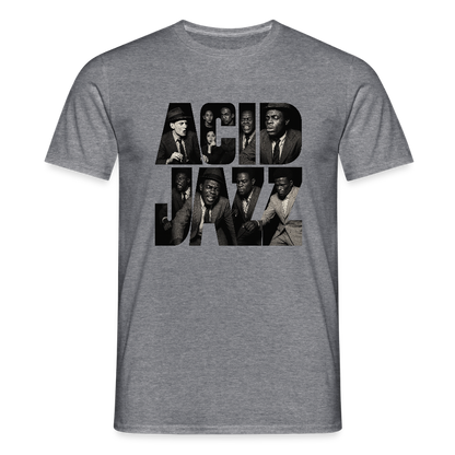 80s Club Jazzdance, T-shirt herr - grafitmelerad