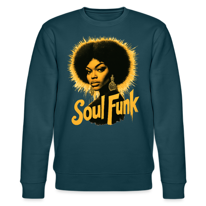 Soul Funk, Ekologisk sweatshirt CHANGER unisex från Stanley/Stella - mörk petrol