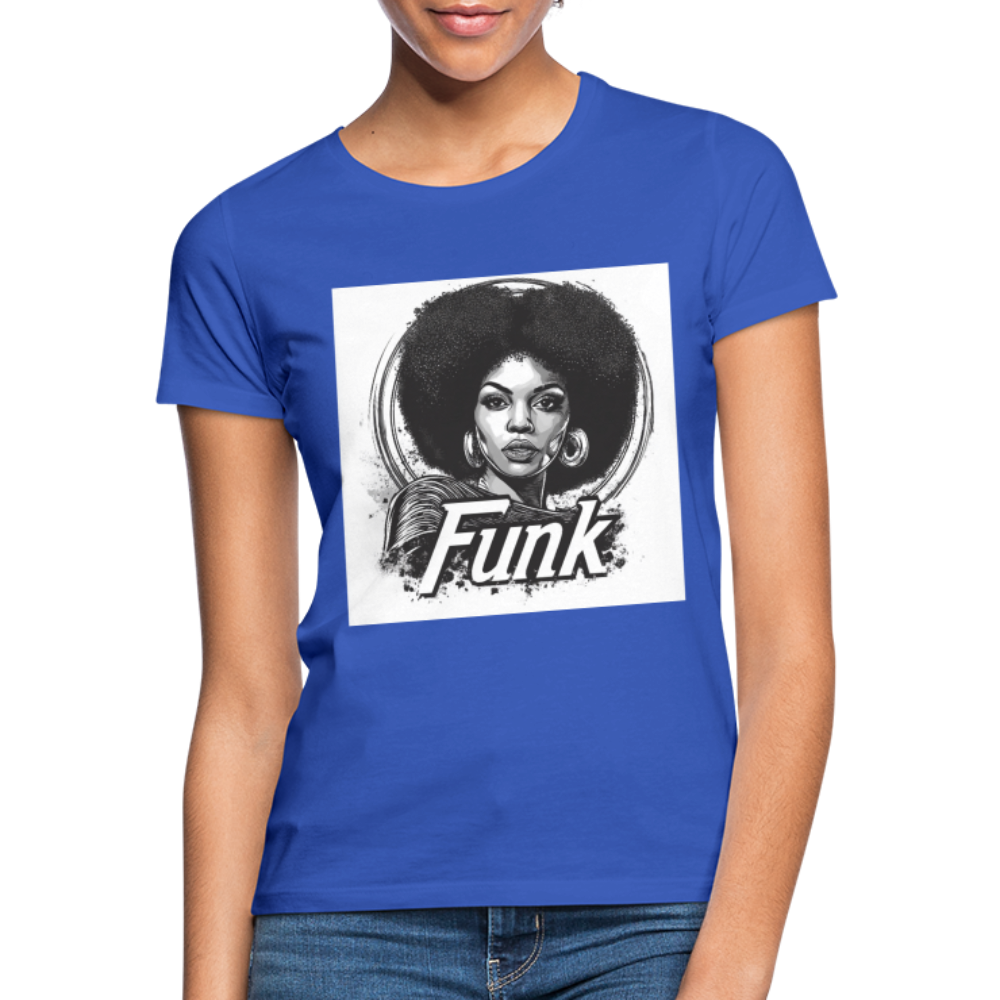 Funk Queen: Power in Motion, T-shirt dam - royalblå