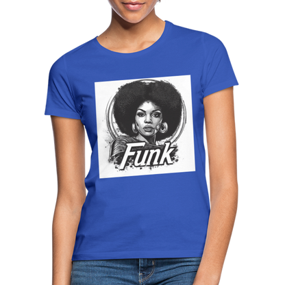 Funk Queen: Power in Motion, T-shirt dam - royalblå