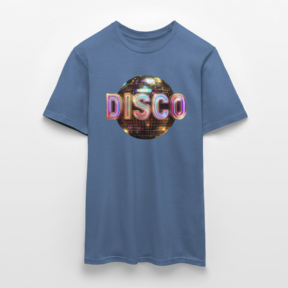 Disco Dreamscape, T-shirt herr - duvblå 