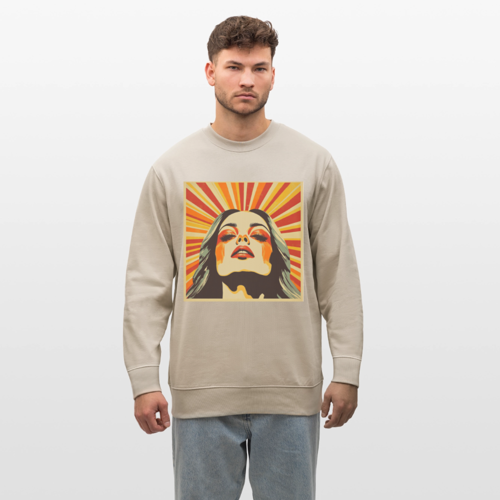 Sun Girl, Ekologisk sweatshirt CHANGER unisex från Stanley/Stella - beige