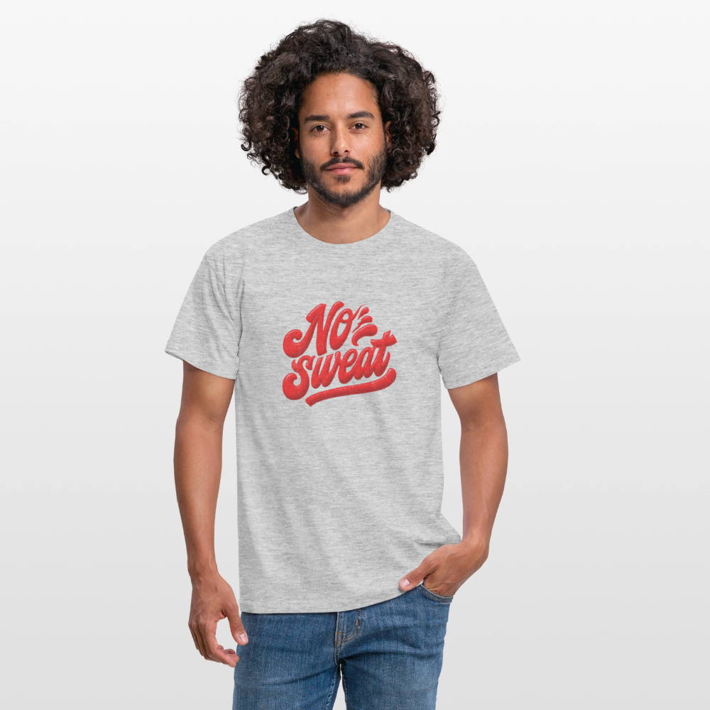 No sweat, T-shirt unisex - gråmelerad