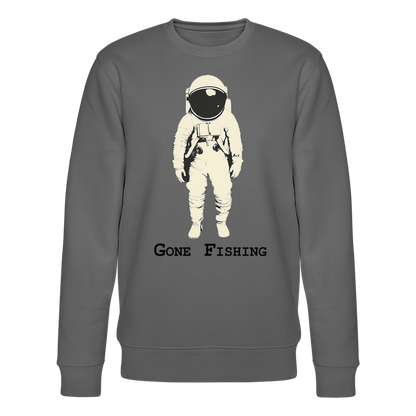 Drifting Beyond – Gone Fishing, Ekologisk sweatshirt CHANGER unisex från Stanley/Stella - kolgrå