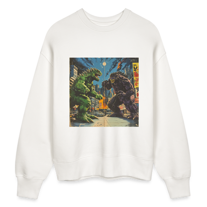 Kampen vid Solnedgången, Ekologisk oversizetröja RADDER unisex från Stanley/Stella - OFF WHITE