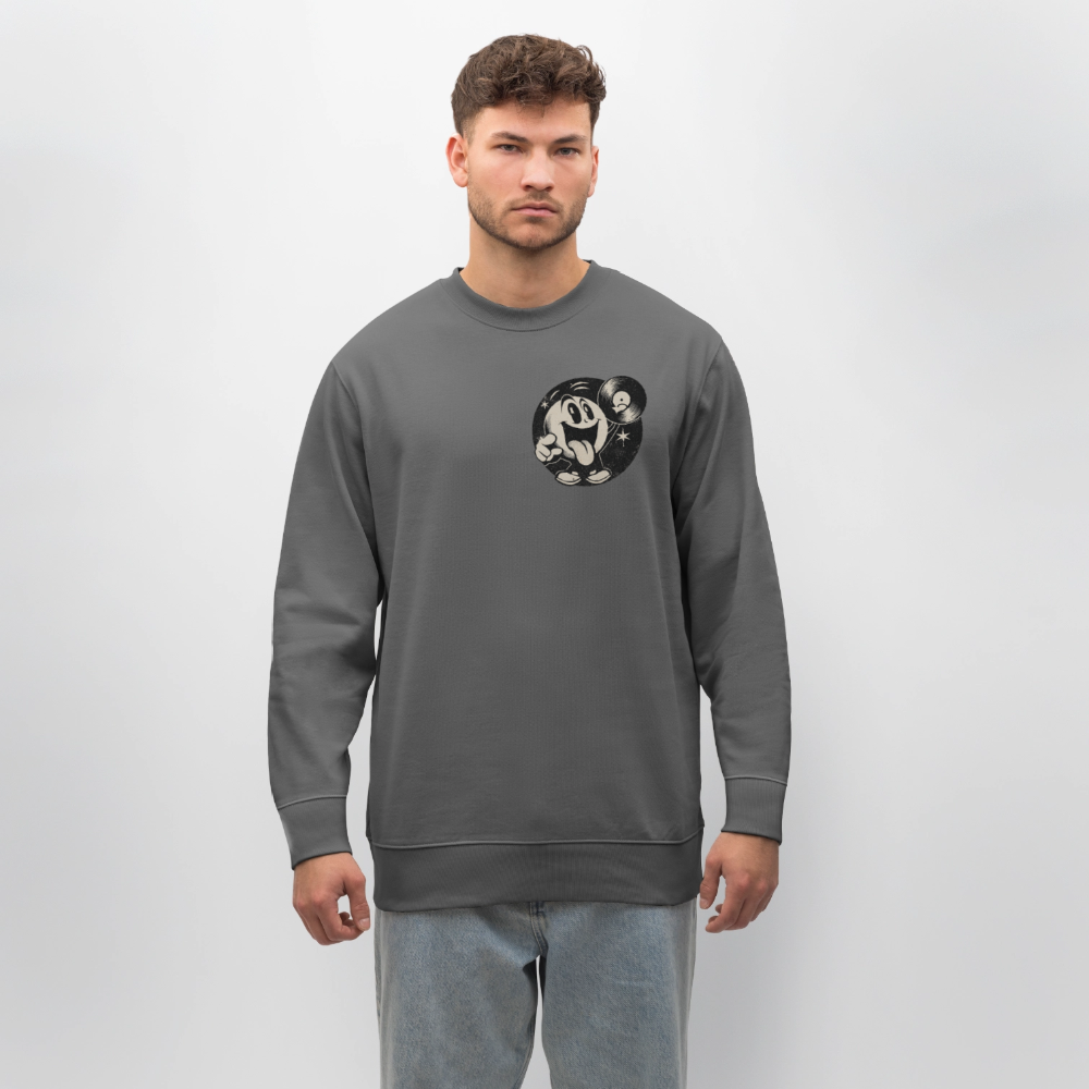 Groove Chaser, Ekologisk sweatshirt CHANGER unisex från Stanley/Stella - kolgrå