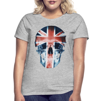 God Save the Skull, T-shirt dam - gråmelerad