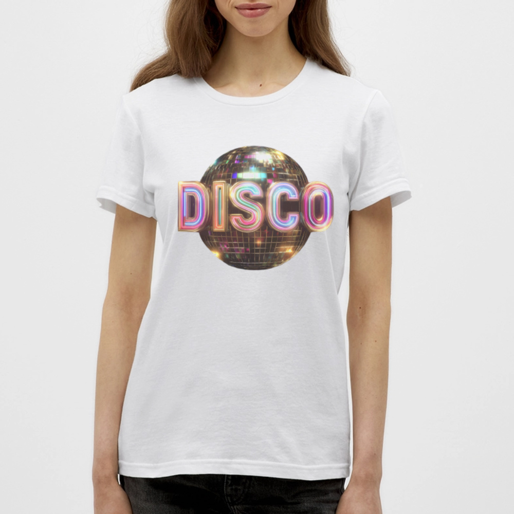 Disco Dreamscape, T-shirt dam - vit