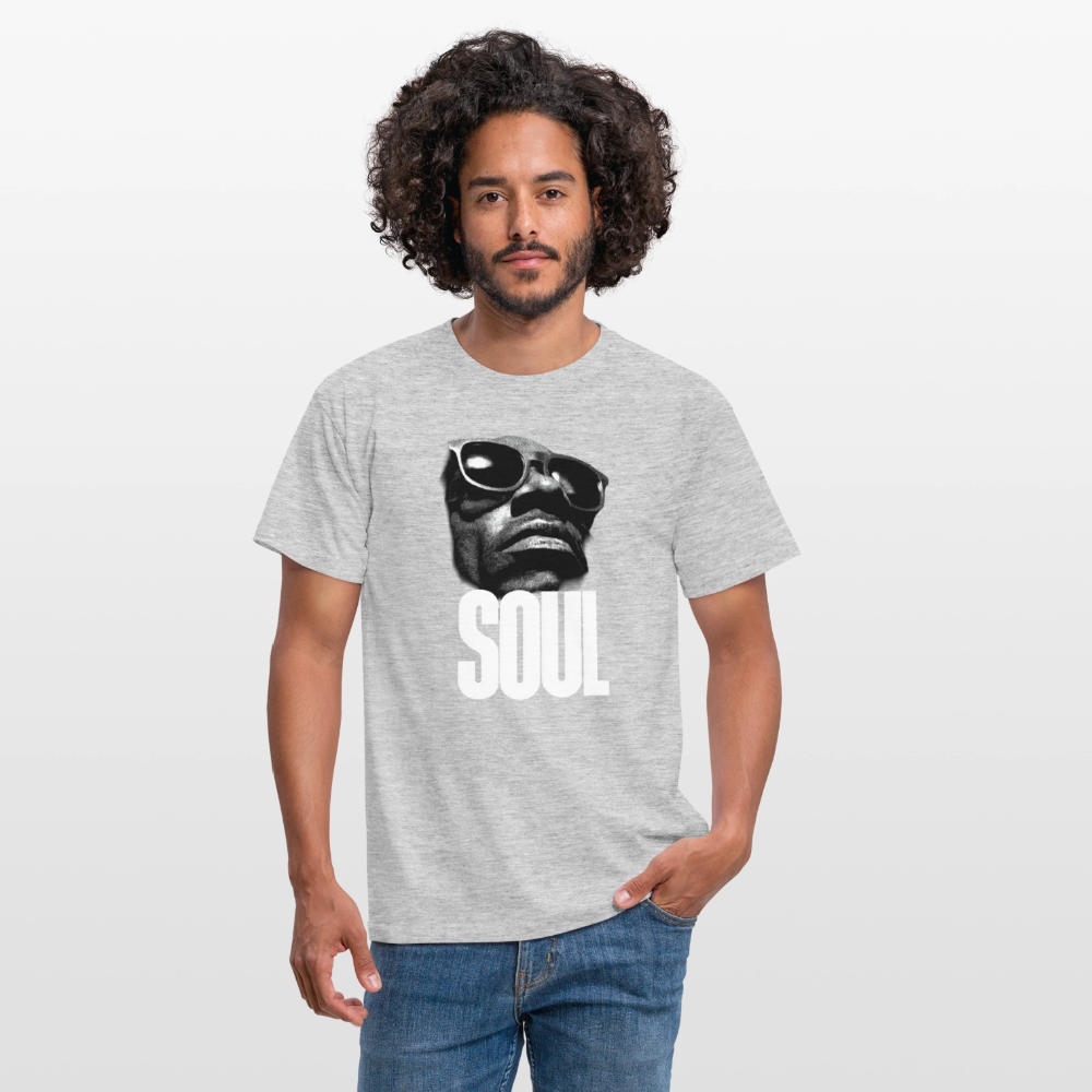 Soul Frequency, T-shirt herr - gråmelerad
