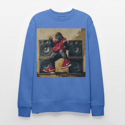 Stora Steg och Tunga Beats, Ekologisk sweatshirt CHANGER unisex från Stanley/Stella - blå