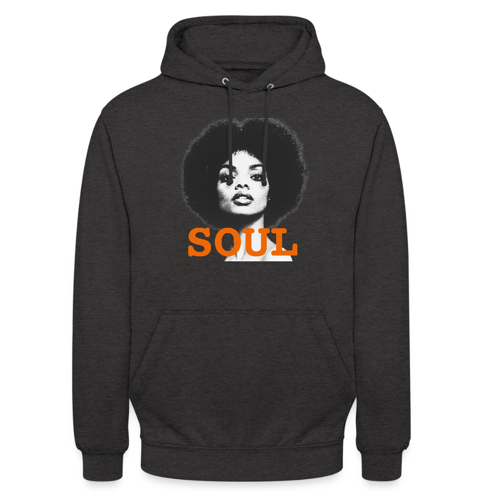 Luvtröja unisex - kolgrå