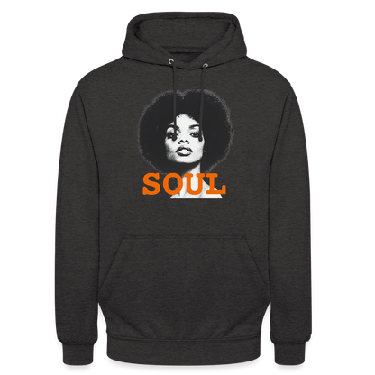 Luvtröja unisex - kolgrå