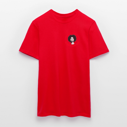 Where Music Lives – Powered by Acceso Family (small print), T-shirt unisex - röd