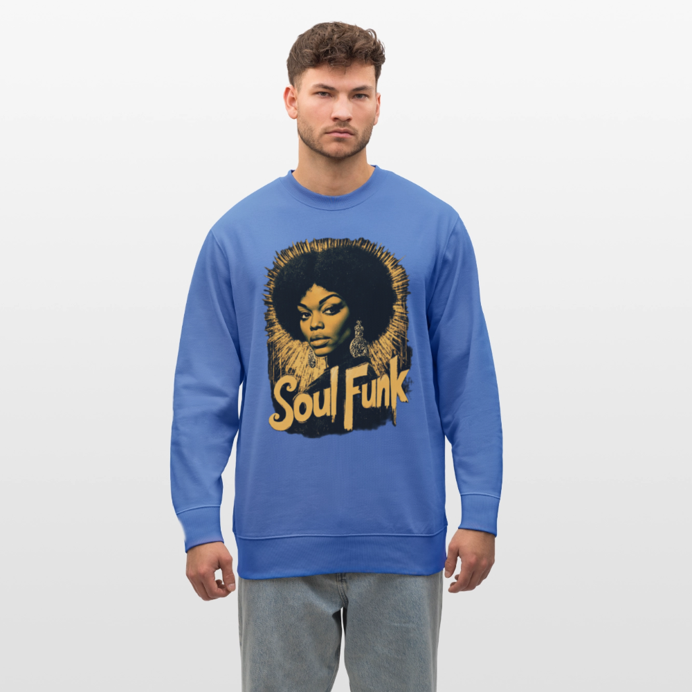 Soul Funk, Ekologisk sweatshirt CHANGER unisex från Stanley/Stella - blå