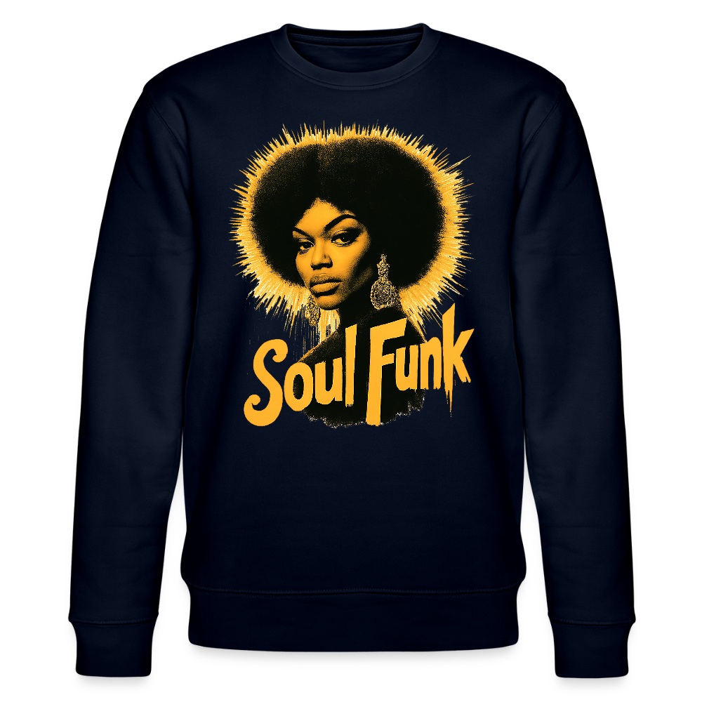 Soul Funk, Ekologisk sweatshirt CHANGER unisex från Stanley/Stella - marinblått