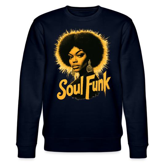 Soul Funk, Ekologisk sweatshirt CHANGER unisex från Stanley/Stella - marinblått