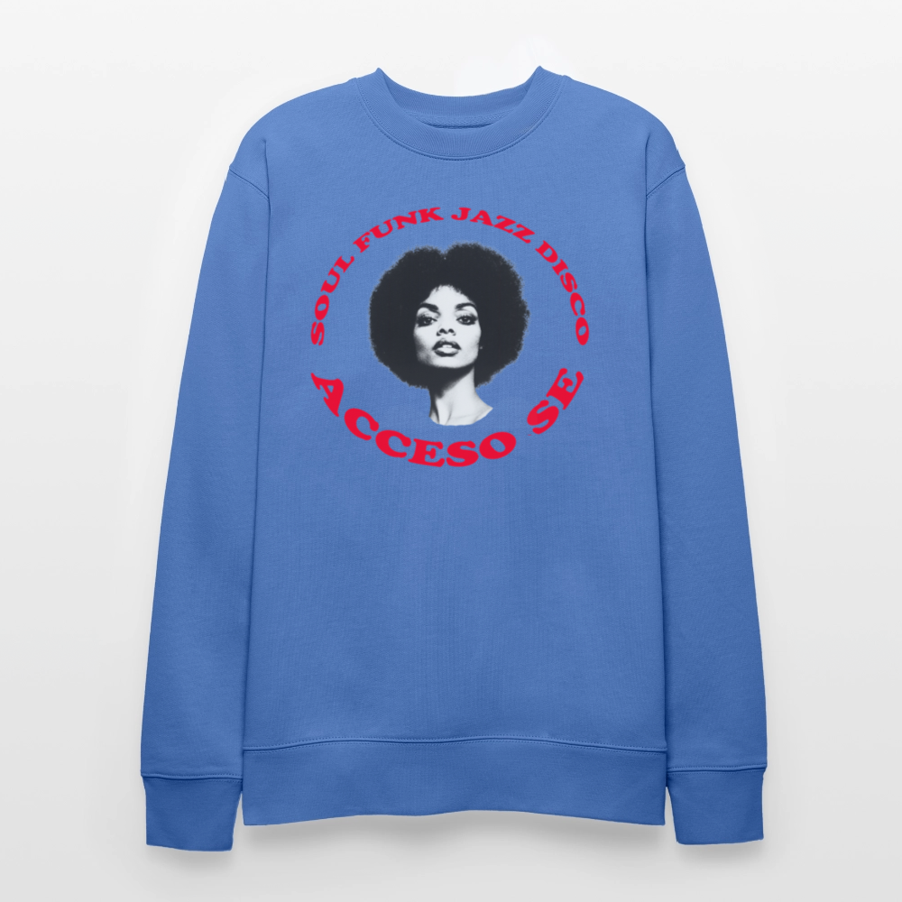Where Music Lives – Powered by Acceso Family, Ekologisk sweatshirt CHANGER unisex från Stanley/Stella - blå