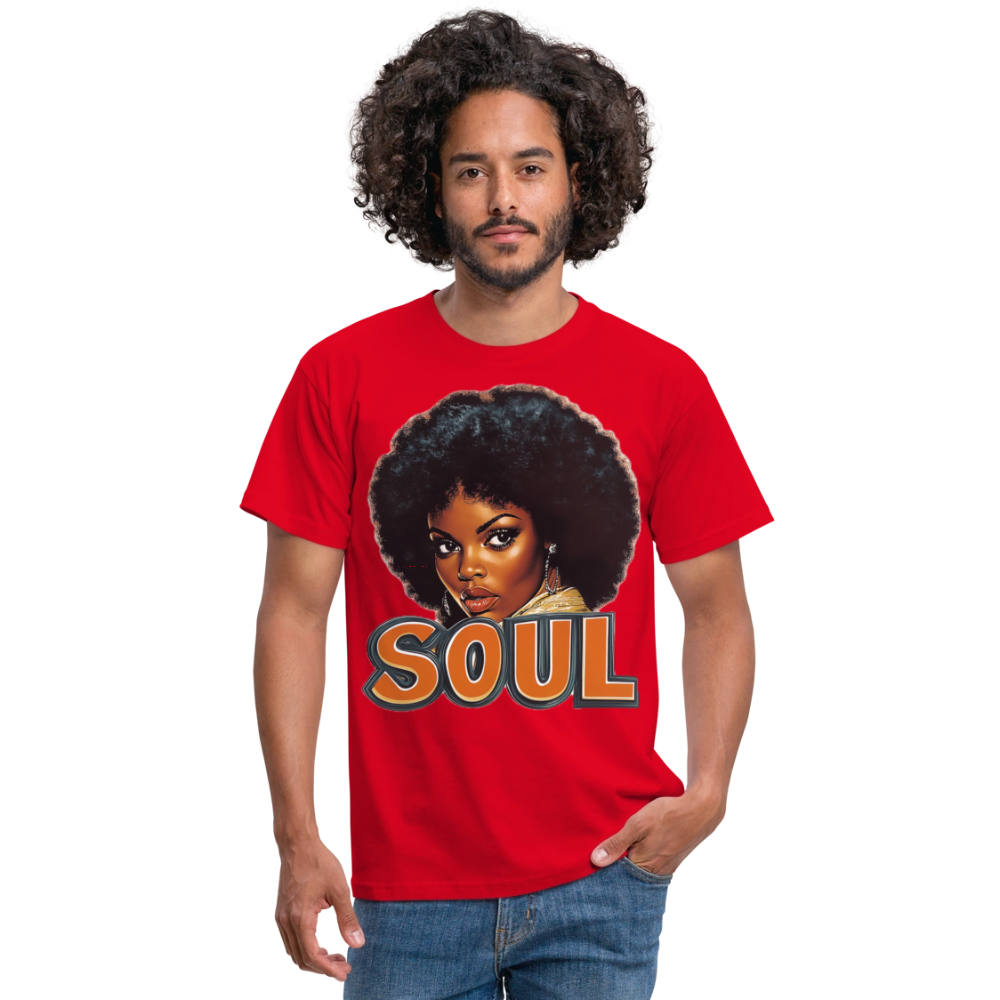 Soulful Vibes, T-shirt herr - röd