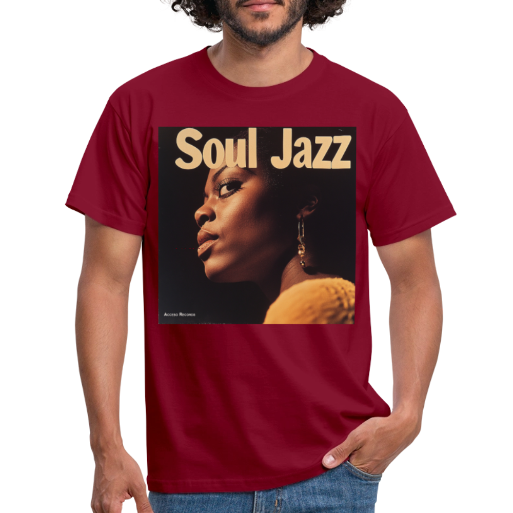 Acceso's Soul Groove: Jazz with a Beat, T-shirt herr - tegelröd