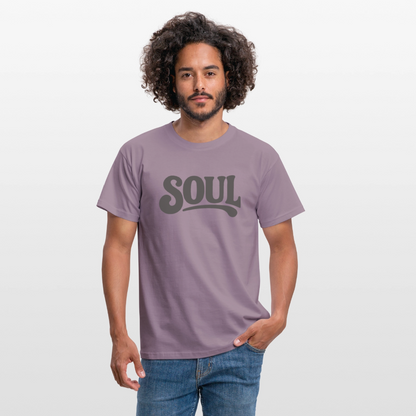All About Soul, T-shirt unisex - lilagrå 