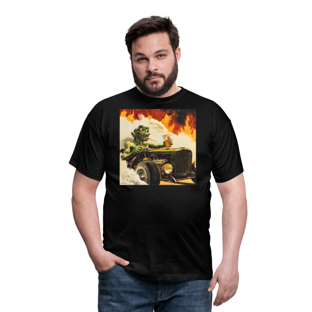 Ragg-Rex, T-shirt herr - svart