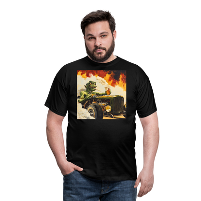 Ragg-Rex, T-shirt herr - svart