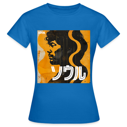 Nippon Grooves, T-shirt dam - royalblå