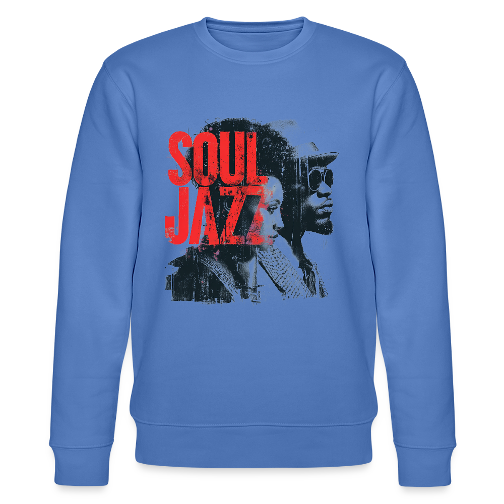 The Essence of Soul Jazz, Ekologisk sweatshirt CHANGER unisex från Stanley/Stella - blå