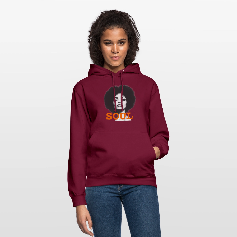 Luvtröja unisex - bordeaux