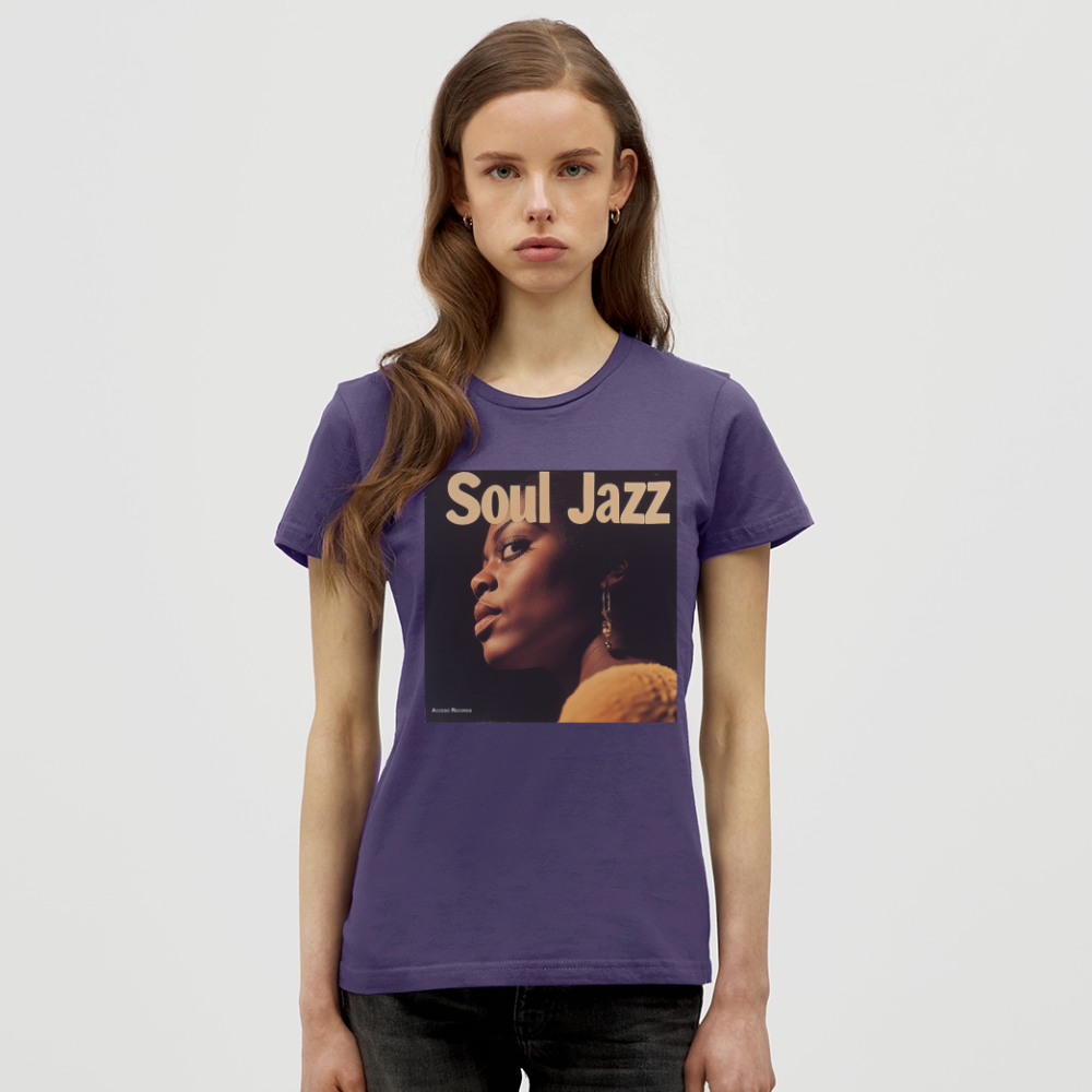 Acceso's Soul Groove: Jazz with a Beat, T-shirt dam - mörklila