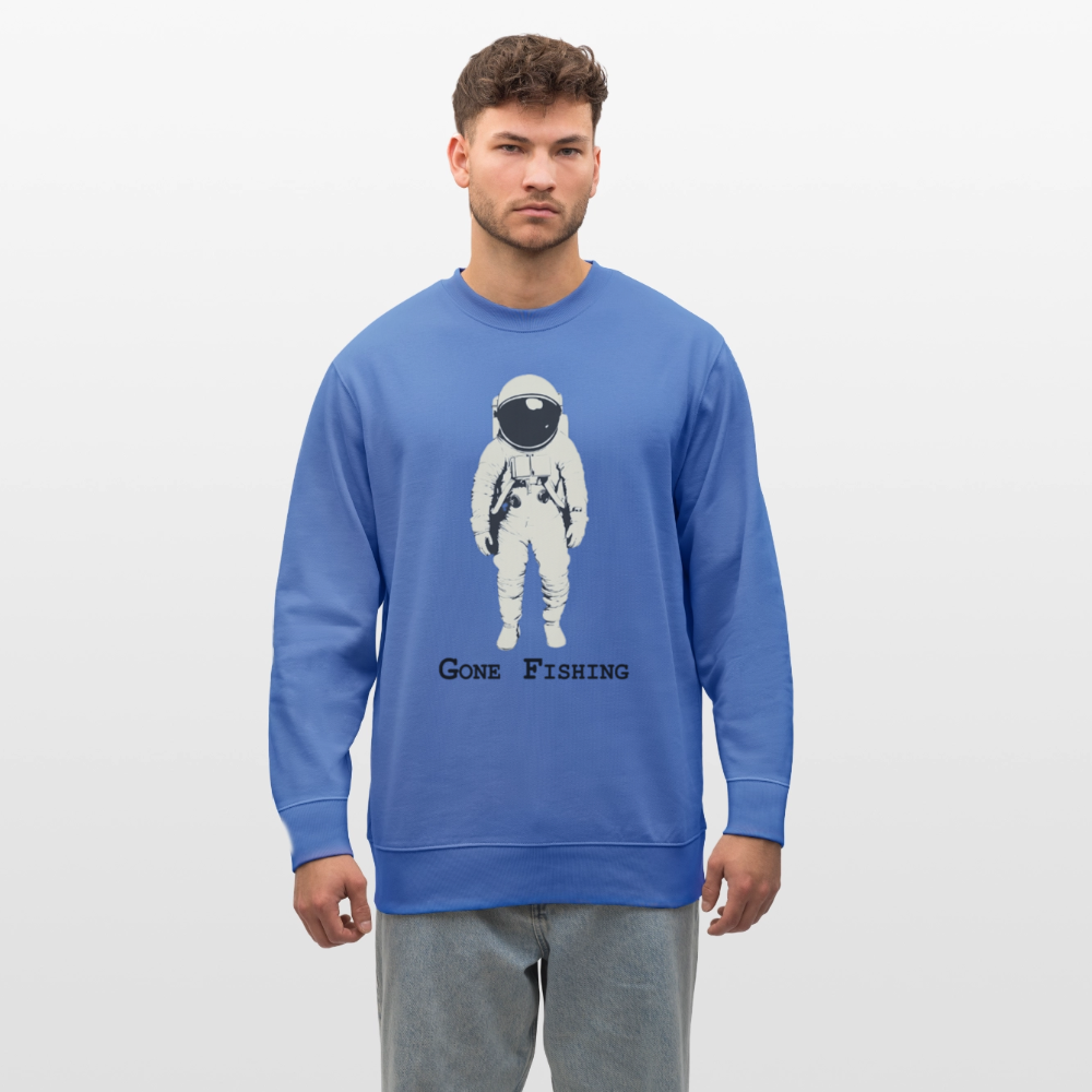 Drifting Beyond – Gone Fishing, Ekologisk sweatshirt CHANGER unisex från Stanley/Stella - blå