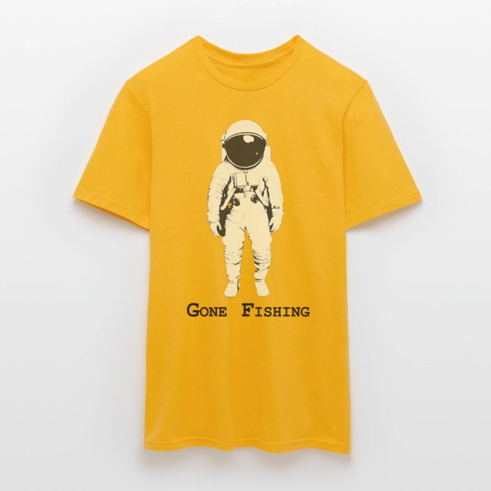 Drifting Beyond – Gone Fishing, T-shirt herr - gul