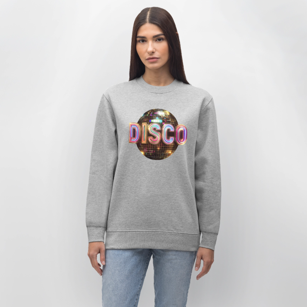 Disco Dreamscape, Ekologisk sweatshirt CHANGER unisex från Stanley/Stella - gråmelerad
