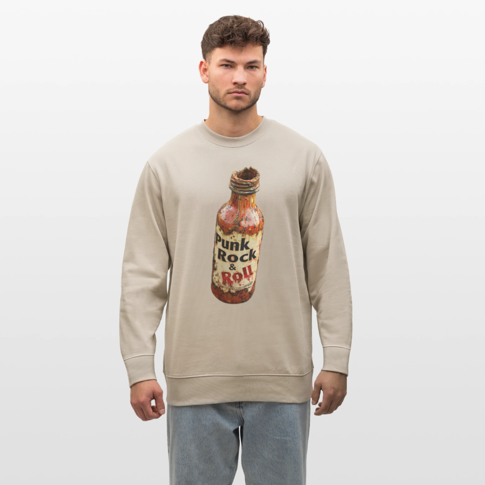 Heat of Rebellion, Ekologisk sweatshirt CHANGER unisex från Stanley/Stella - beige