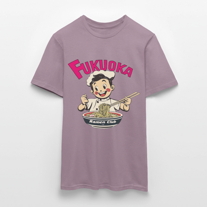 Fukuoka Ramen Club, T-shirt herr - lilagrå 