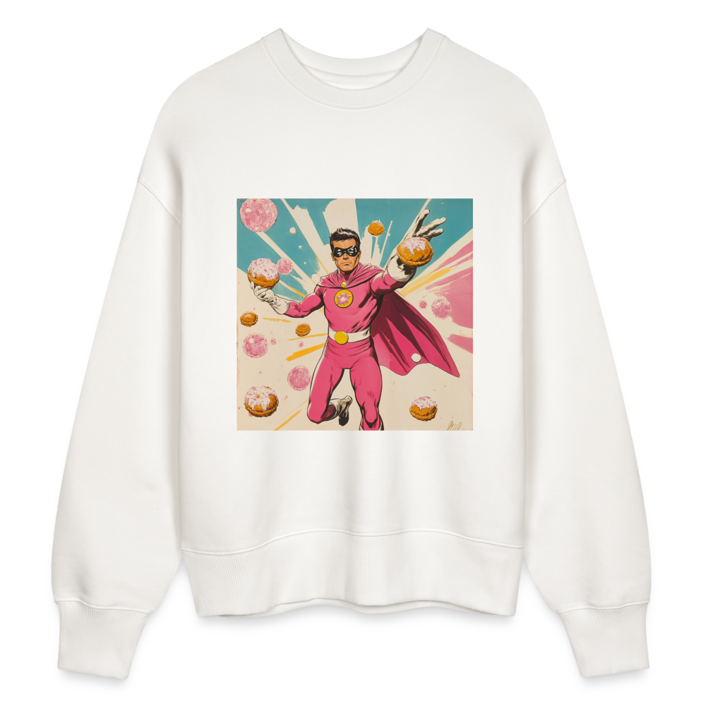 Frosting-Fury, Ekologisk oversizetröja RADDER unisex från Stanley/Stella - OFF WHITE