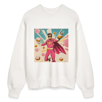 Frosting-Fury, Ekologisk oversizetröja RADDER unisex från Stanley/Stella - OFF WHITE