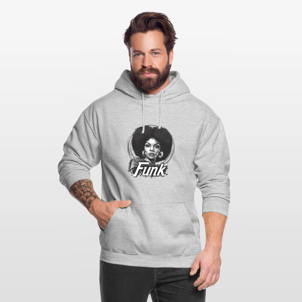 Funk Queen, Luvtröja unisex - ljusgråmelerad