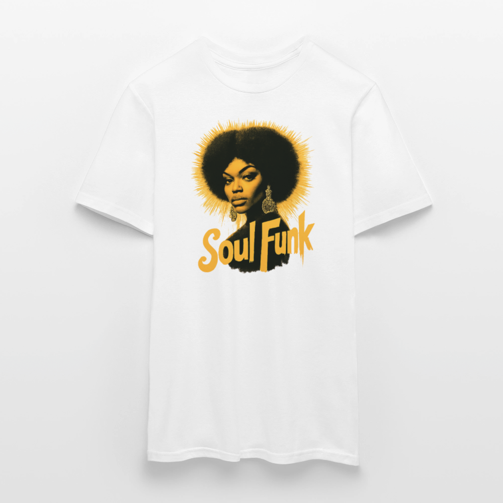 Soul Funk, T-shirt herr - vit