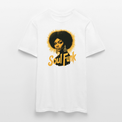Soul Funk, T-shirt herr - vit