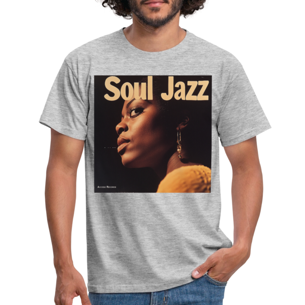 Acceso's Soul Groove: Jazz with a Beat, T-shirt herr - gråmelerad