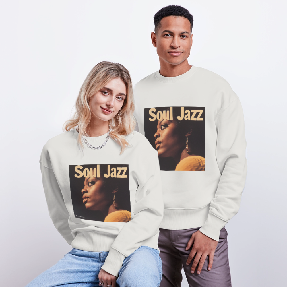 Acceso's Soul Groove: Jazz with a Beat, Ekologisk oversizetröja RADDER unisex från Stanley/Stella - OFF WHITE