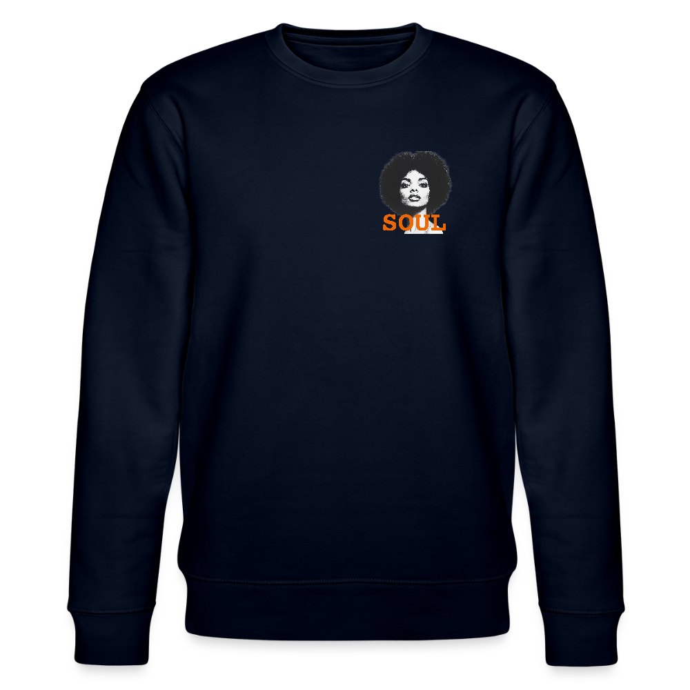 SOUL PWR, Ekologisk sweatshirt CHANGER unisex från Stanley/Stella - marinblått