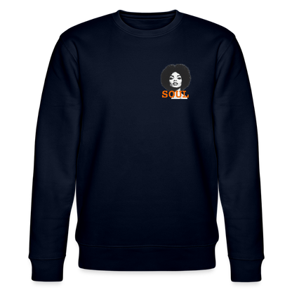 SOUL PWR, Ekologisk sweatshirt CHANGER unisex från Stanley/Stella - marinblått
