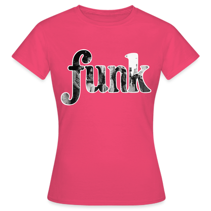 Funk Vibes, T-shirt dam - azalea